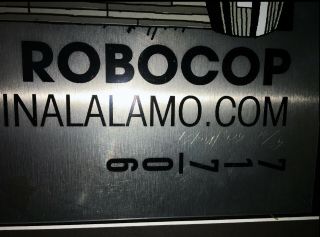 Robocop Metal Variant Print - Tyler Stout Mondo - Signed - Rare 5