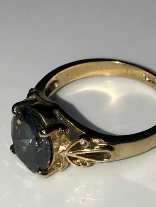 Gorgeous Vintage Antique Egyptian 18k Gold And Alexandrite Ring