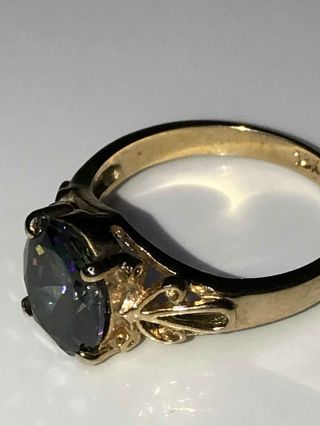 Gorgeous Vintage Antique Egyptian 18K Gold and Alexandrite Ring 3