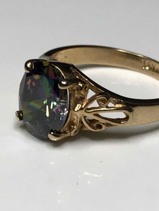 Gorgeous Vintage Antique Egyptian 18K Gold and Alexandrite Ring 5