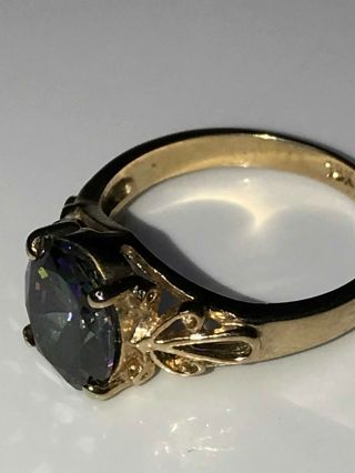 Gorgeous Vintage Antique Egyptian 18K Gold and Alexandrite Ring 6