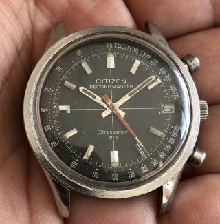 Vintage Citizen Chronograph Chronomaster Ref 4 - 570014 Y Good Conditions