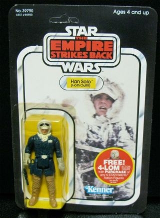 Vintage Star Wars Kenner Esb Han Solo Hoth Moc