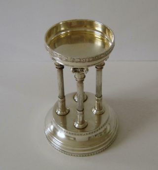 A Fine Quality Solid Silver & Cut Glass Table Comport Silver Weight 305 Grams 5