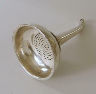 A Hester Bateman George Iii Sterling Silver Two Piece Wine Funnel London 1777