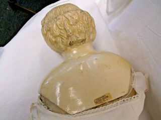 Antique Greiner Patent Heads No 10 Mar 30 1858 Paper Mache Head Doll Large 29 