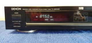 Denon model TU - 680NAM tuner vintage stereo component 2