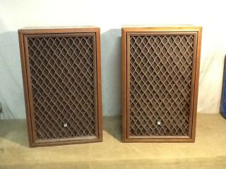 Pair Vintage Pioneer Cs - 901a Speakers With Grills