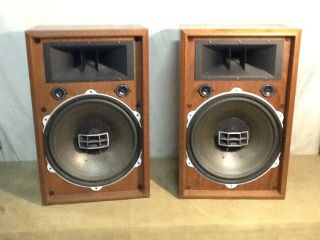 Pair Vintage Pioneer CS - 901A Speakers With Grills 2