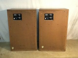 Pair Vintage Pioneer CS - 901A Speakers With Grills 9