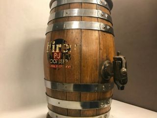 Vintage Hires Root Beer Barrel Soda Dispenser Wood Tin Interior