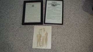 Ww2 Photo Wwii Us Army Soldier Name Identified Iran 1943 & Enlistment Papers
