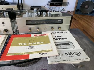 The Fisher Km 60 Km 60 Fm Tube Tuner Vintage Hifi