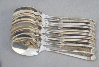 Ten Sauce Spoons (cuillère à Sauce Individuelle) By Christofle