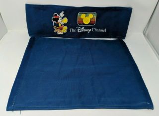 The Disney Channel Mickey Mouse Club Directors Chair Back And Seat Cloth Vtg 80s