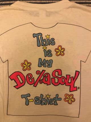 VINTAGE 1989 De La Soul t shirt 3 feet high and rising Vtg 7