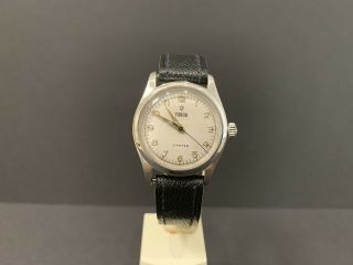 Tudor Rolex Oyster Ref.  7803 Steel Vintage Wristwatch Circa 1969 White Dial