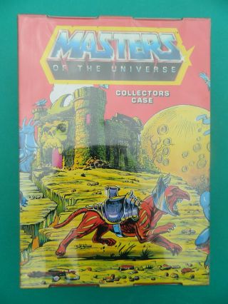 1984 Vintage Masters Of The Universe Collectors Carrying Action Figure Case