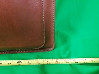 RARE FILSON 2013 Horween Leather Tote Cognac Mens Bag Tin Cloth Vintage 3