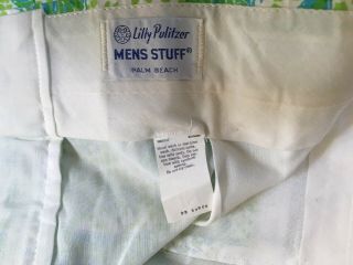 Vintage Lilly Pulitzer Men ' s Stuff Palm Beach Sansabelt Golf Trousers W 36 L 33 5