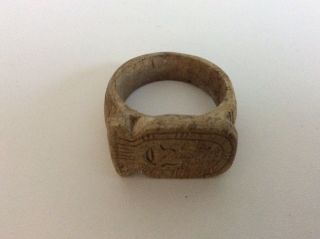 3 Very Rare Large Ancient Egyptian Rings 300bc