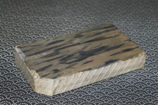 Vintage 1975 Japanese Natural Whetstone Kyoto Lv5 Karasu 82x145x27mm 795g b185 4