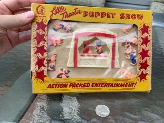Vintage Little Red Riding Hood Mohawk Little Theatre Puppet Show