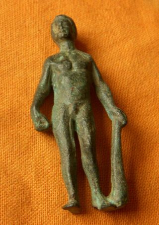 A201.  Roman Style Bronze Figure Of Herakles