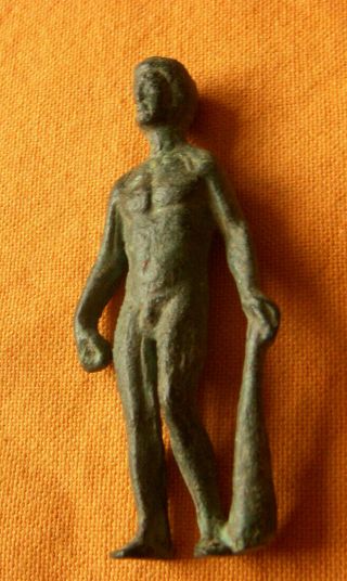 A201.  Roman style bronze figure of Herakles 2