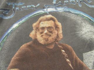 Vintage Jerry Garcia t Shirt XL Steal Your Face Grateful Dead 1995 Rock Band 3