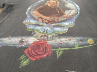 Vintage Jerry Garcia t Shirt XL Steal Your Face Grateful Dead 1995 Rock Band 5