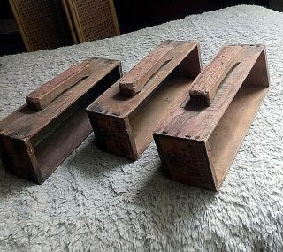 Set Of 3 Antique Wooden KRAFT American Processed Cheese Boxes Made Into Drawers 2