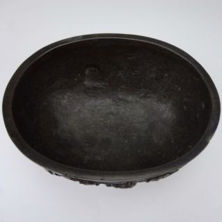 Chinese Bronze Bowl & Stand; Qianlong Mark & Period 大清乾隆年製 Prov: Richard Smith 8