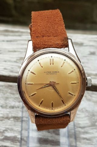 Ulysse Nardin vintage Automatic gents watch Rare vintage piece 1950s 2