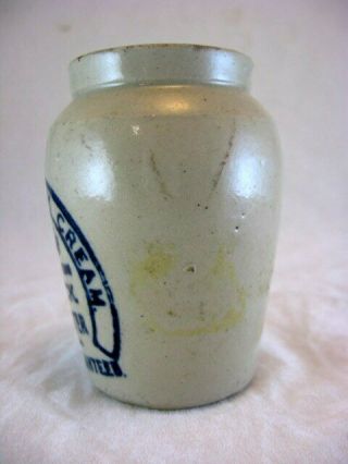 Antique Stoneware Boam ' s Ardwick Manchester England Dairy Thick Cream Pot Crock 3