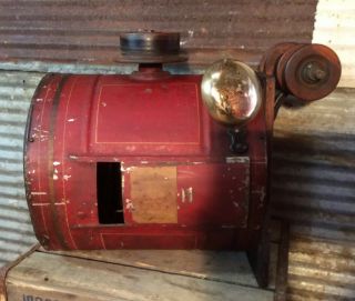 Rare Antique Vtg 1880s 1900s Water Mill Line Shaft Speed Indicator Alarm Bell