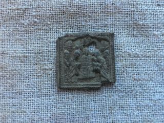 Ancient Copper Icon.  Ancient Finds Metal Detector Finds №4b 100
