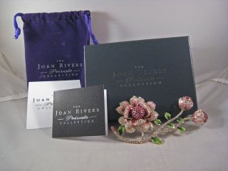 Joan Rivers Numbered Ltd.  Ed.  Blossoming Flowers Pin Nib With
