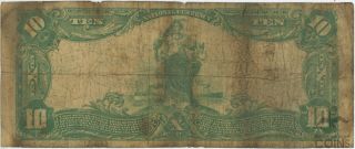 Rare 1902 United States $10 First National Bank of Conway,  Wa CH 11984 Note 2