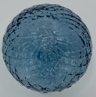 Antique Light Blue Glass Target Ball Bogardus 1877 Annie Oakley 5