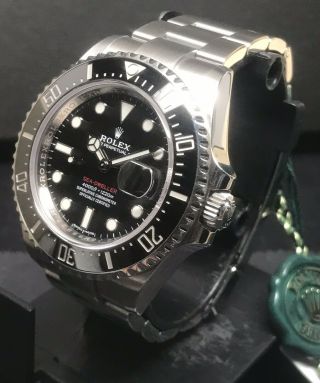 Rolex Sd43 Sea - Dweller 50th Anniversary Rare Mark I Dial 126600 Red 43mm Ceramic