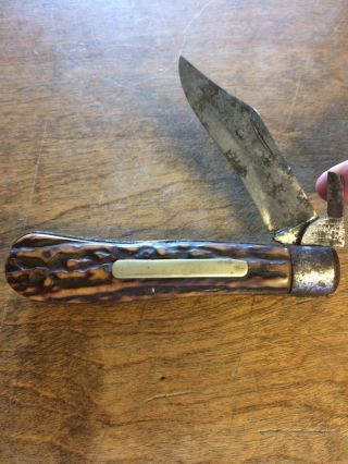 Antique / Vtg Corsan Denton Burdekin & Co.  Sheffield Folding Knife