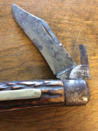 Antique / VTG Corsan Denton Burdekin & Co.  Sheffield Folding Knife 2