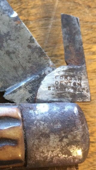Antique / VTG Corsan Denton Burdekin & Co.  Sheffield Folding Knife 3