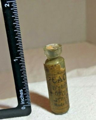 Vintage Miniature Bottle,  " Cachoo " Made In Germany