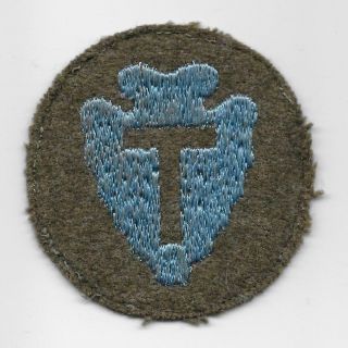 1930s,  Us Made,  36th Infantry Division Patch - Od Wool - Us Army
