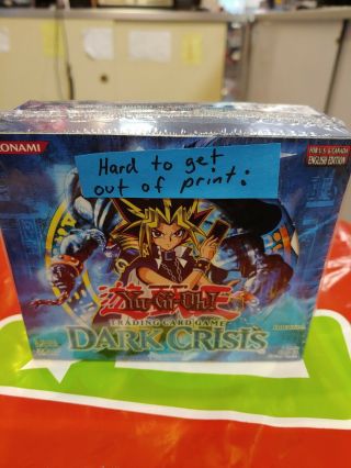 Yugioh Yu - Gi - Oh Dark Crisis Booster Box 1st Edition And Very Rare
