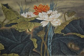 MAGNIFICENT LARGE CHINESE PAINTING SIGNED MASTER WEI DAOWU G8966 2