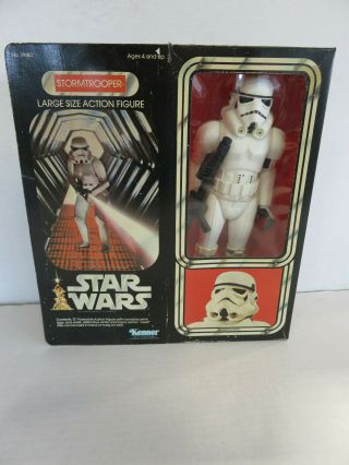 Stormtrooper 12 " Large Figure W/ Box Kenner 1979 Vintage Star Wars