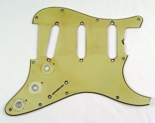 Vintage 1959 - 1963 Fender Stratocaster Pickguard Green 1960 1961 1962